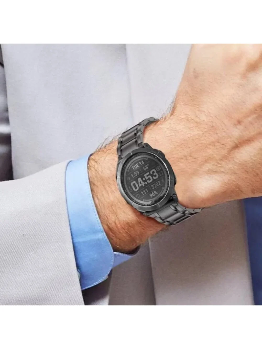 Durable Titanium 22mm & 26mm Quick Release Watch Bands for Fenix & Forerunner